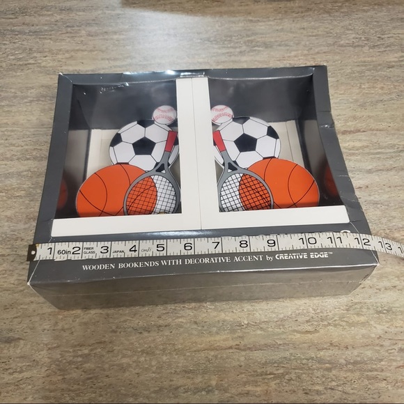 NIB Decorative Bookends by creative Edge - Picture 3 of 4